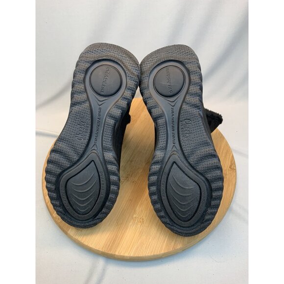 Tony Little Cheeks Fit Size 6 Body Sport Boots Side Zip Faux Fur Black - Picture 6 of 7